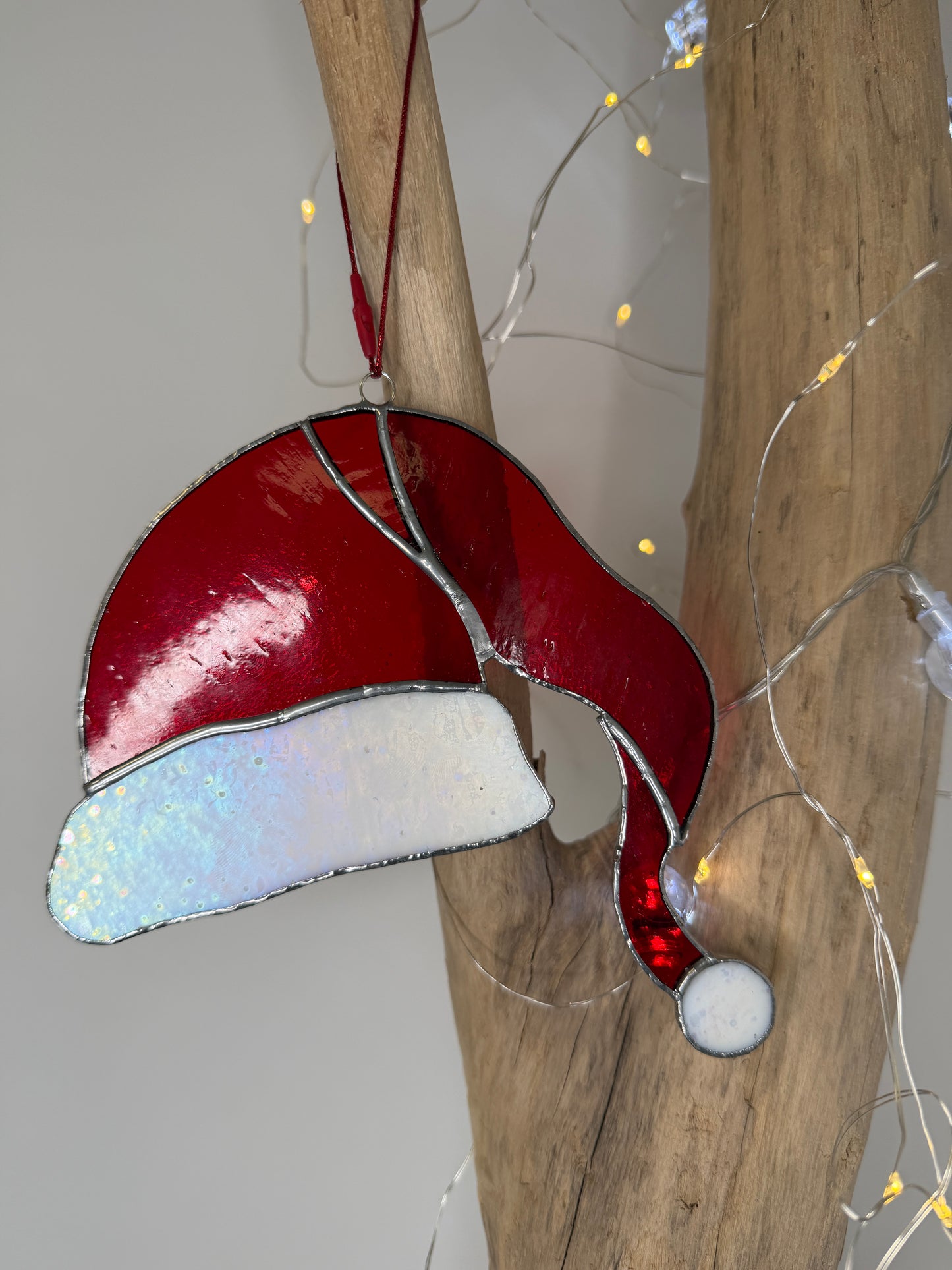 Vitrail Bonnet Père Noël